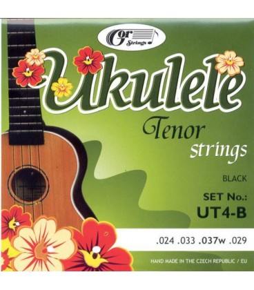 GorStrings UT4-B Black Struny do Ukulele Tenorowego