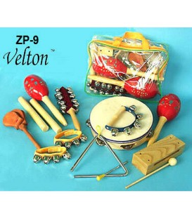 Velton ZP-9 zestaw 9 instrumentów perkusyjnych Orffa