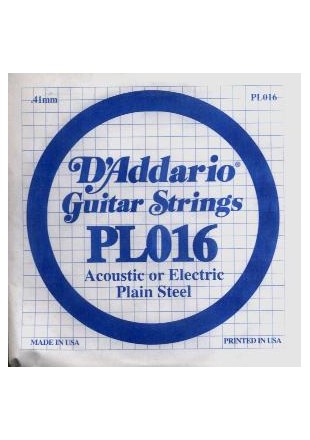 D'Addario struna pojedyncza do gitary akustycznej PL016