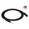 RED'S MUSIC MC1390 BX KABEL MIKROFONOWY CANON MĘSKI / JACK MONO 9 m