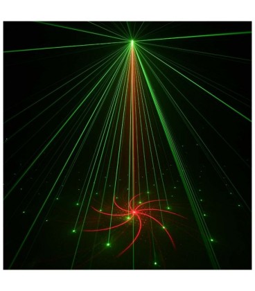 LIGHT4ME PARTY LIGHT 3 efekt LED oświetlenie disco laser kula