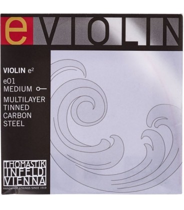 THOMASTIK E STRUNA DO SKRZYPIEC 4/4 SKRZYPCOWA E01 VIOLIN CARBON STEEL