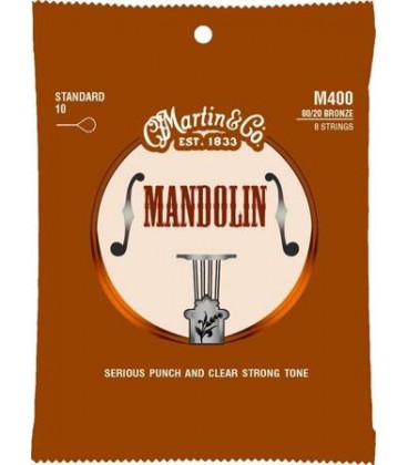 STRUNY DO MANDOLINY MARTIN M400 STRINGSMANDOLIN 10-34 4008 STRLIGHT