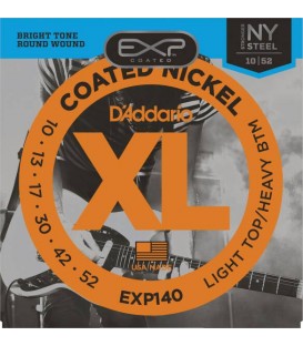 D'ADDARIO EXP140 10-52 STRUNY DO GITARY ELEKTRYCZNEJ POWLEKANE