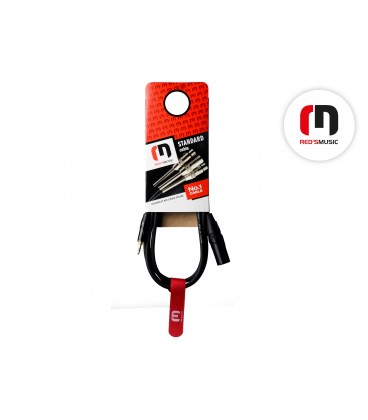 RED'S MUSIC MC1830 BX KABEL XLR MĘSKI / WTYK JACK 3,5 STEREO 3 m