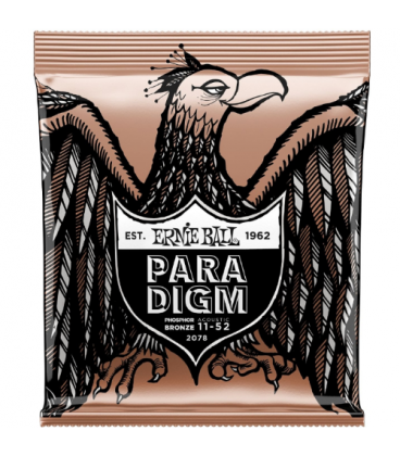 ERNIE BALL EB 2078 LIGHT PHOSPHOR BRONZE Seria PARADIGM struny do gitary akustycznej 11-52