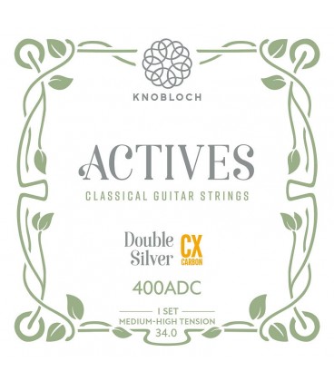 Knobloch Strings ACTIVES Double Silver CX Carbon 400ADC - Struny do Gitary Klasycznej