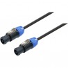 Roxtone kabel głośnikowy RSSS215L15   2 x RS4F-N Speakon M 15metrów
