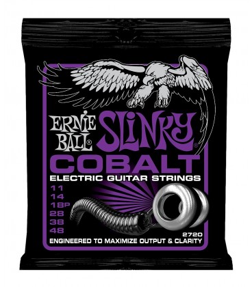 Ernie Ball 2720 do gitary elektrycznej 11-48 Cobalt Power Slinky