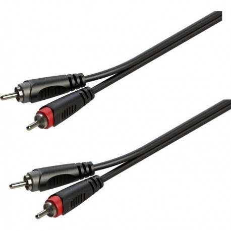 ROXTONE SACC130L3/SACC130L0030 KABEL AUDIO Wtyki 2x RCA / 2 x RCA 3M PRZEWÓD