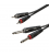 ROXTONE SACC150L6/SACC150L0060 KABEL 2x RCA/2x JACK MONO 6 m przewód AUDIO