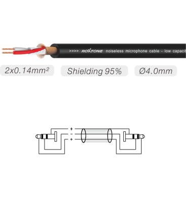 ROXTONE KABEL SACC240L3/SACC240L0030 PRZEWÓD AUDIO Jack 3.5mm st/ Jack 3.5mm stereo 3M