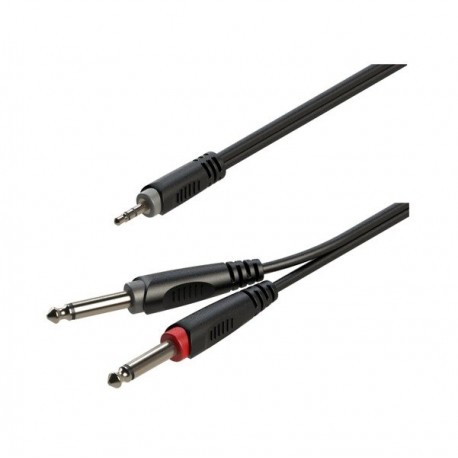 ROXTONE SAYC130L2 KABEL AUDIO 2m 2x Jack 6.3 mono /Jack 3.5 stereo PRZEWÓD