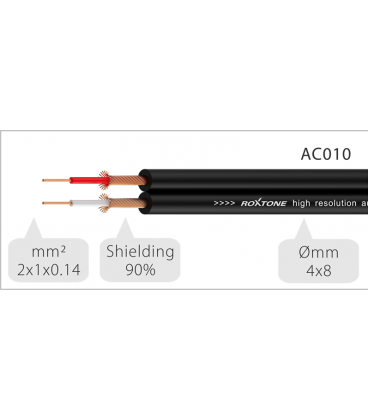 ROXTONE SAYC130L2 KABEL AUDIO 2m 2x Jack 6.3 mono /Jack 3.5 stereo PRZEWÓD