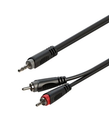 ROXTONE SAYC150L1 KABEL AUDIO 1 m jack 3,5 stereo / 2x RCA PRZEWÓD