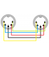 RED'S MUSIC MDN0130 PRZEWÓD MIDI DIN5/DIN5 KABEL 3m 4 x 0,14mm² WTYKI REAN