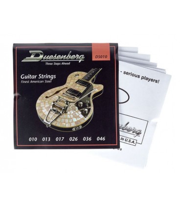 DUESENBERG DS010 + DUNLOP 10-46 STRUNY DO GITARY ELEKTRYCZNEJ USA KOMPLET