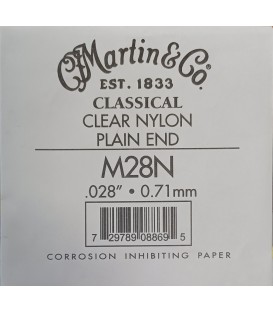 MARTIN M28N STRUNA DO GITARY KLASYCZNEJ E1 NYLONOWA 028" POJEDYNCZA