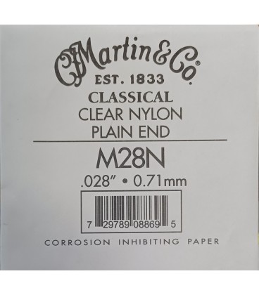 MARTIN M28N STRUNA DO GITARY KLASYCZNEJ E1 NYLONOWA 028" POJEDYNCZA