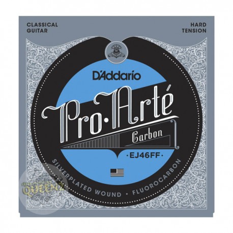 D'Addario Pro Arte Carbon  struny do gitary klasycznej EJ-46FF Fluorocarbon Hard Tension