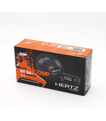 HERTZ DT24.3 80 W TWEETERY GŁOŚNIKI SAMOCHODOWE WYSOKOTONOWE ZWROTNICE GWIZDKI SYCZKI