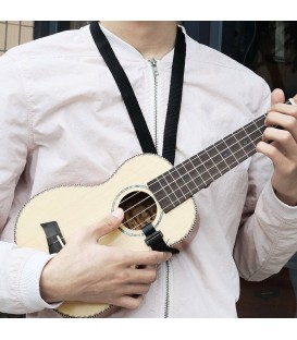 JEREMI CS-BD01-BK PASEK DO UKULELE PAS KRAWAT ZACZEP