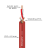 ROXTONE MC002 RED KABEL PRZEWÓD MIKROFONOWY NA METRY 2 x 0.22 CZERWONY