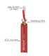 ROXTONE MC002 RED KABEL PRZEWÓD MIKROFONOWY NA METRY 2 x 0.22 CZERWONY