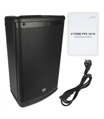 V-TONE FPX 15 kolumna aktywna głośnikowa estradowa 15" Bluetooth TWS AUX DSP 400W RMS