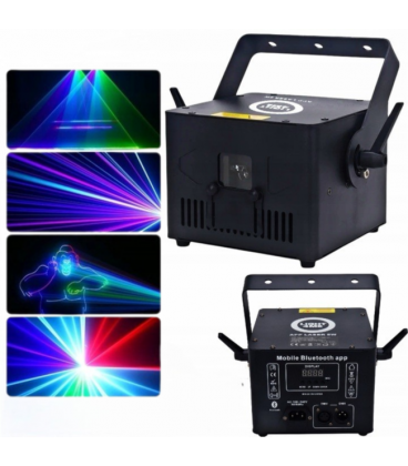 LIGHT4ME APP LASER 5W RGB profesjonalne estradowe oświetlenie laserowe Bluetooth