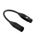 REDS DXA5F3M kabel adapter redukcja DMX XLR 5-pin żeński/3-pin męski 0,2m