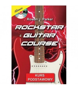 ABSONIC ROCKSTAR GUITAR COURSE ROWAN J. PARKER KURS PODSTAWOWY KSIĄŻKA + CD