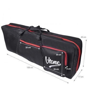 V-TONE KBC01 POKROWIEC NA KEYBOARD KEYBOARDOWY 108x40x17 cm PORZĄDNY 7mm