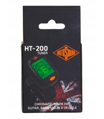 ROTOSOUND HT-200 TUNER Z KLIPSEM STROIK DO GITARY CHROMATYCZNY UKULELE