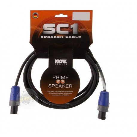 Klotz SC1-02SW przewód kabel głośnikowy 2 metry 2 x 1,5 mm SPEAKON neutrik