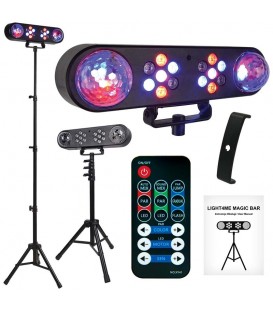 LIGHT4ME MAGIC BAR efekt disco kula LED PAR + statyw + pilot