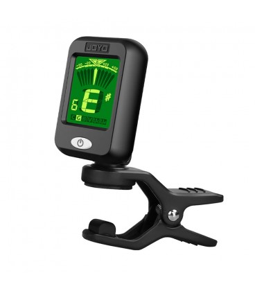 JOYO JT-09 TUNER STROIK CHROMATYCZNY DO GITARY BASU UKULELE KLIPS