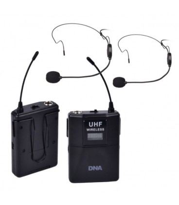 DNA RV-4 MIX MIKROFONY BEZPRZEWODOWE 2 DO RĘKI 2 NAGŁOWNY ZESTAW 518-542 MH
