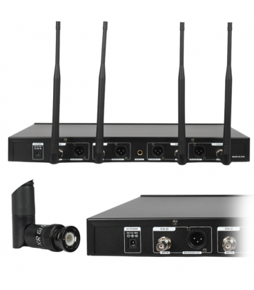 DNA RV-4 MIX MIKROFONY BEZPRZEWODOWE 2 DO RĘKI 2 NAGŁOWNY ZESTAW 518-542 MH