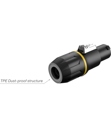 ROXTONE RS4FP-YL WTYK GŁOŚNIKOWY SPIKON 4-PIN SPEAKON