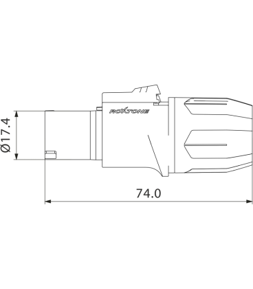 ROXTONE RS4FP-YL WTYK GŁOŚNIKOWY SPIKON 4-PIN SPEAKON