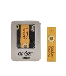 KERA AUDIO K-2W/W KAZOO DREWNIANE NATURALNE+ETUI ZAPASOWE MEMBRANY MIRLITON