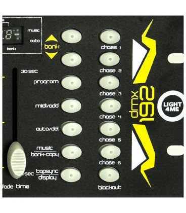 LIGHT4ME DMX 192 MKII SUWAKOWY STEROWNIK DMX KONTROLER OŚWIETLENIE