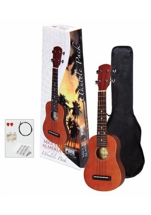 Miguel Almeria ukulele sopranowe Ukulele Pack Zestaw PS502820