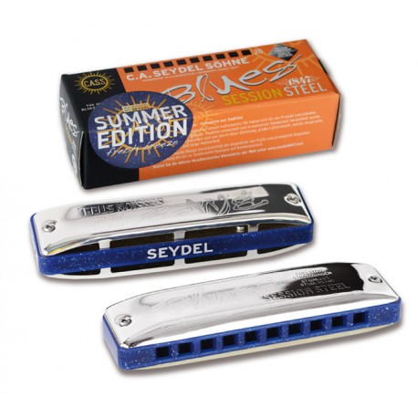 SEYDEL BLUES SESSION STEEL F SUMMER EDITION HARMONIJKA USTNA