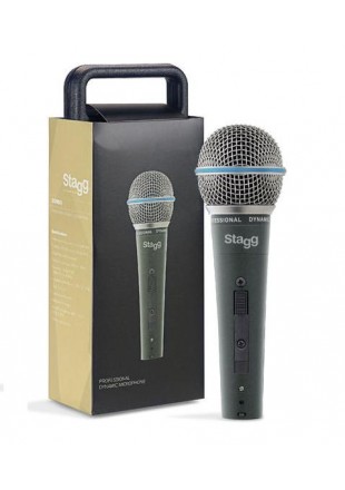 Stagg SDM 60 mikrofon dynamiczny z wyłącznikiem