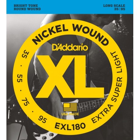 D'Addario EXL180 struny do gitary basowej 35-95