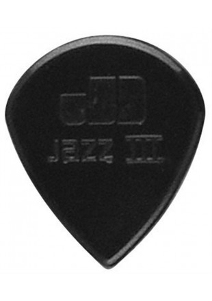 Dunlop 47R3S1.38 Nylon Jazz III black kostki kostka do gitary 1,38 mm