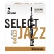 D'Addario Select Jazz stroik do saksofonu sopranowego 2 2M MEDIUM UNFILED