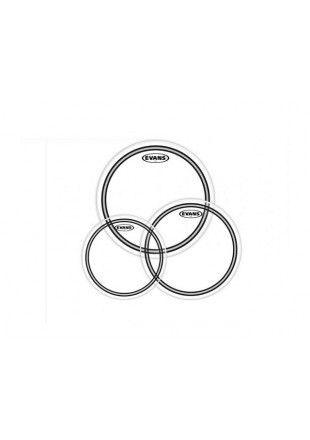 EVANS ETP-EC2SCLR-F 10" 12" 14" NACIĄGI PERKUSYJNE z ringiem CLEAR
